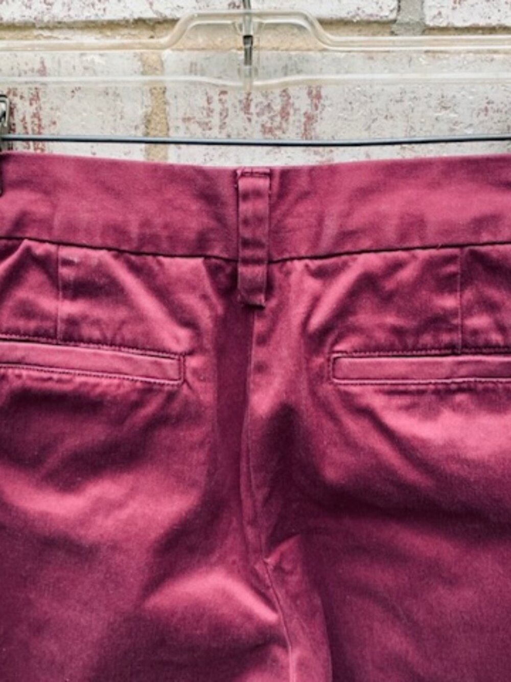 Lands' End Wine color pants size 8 - Picture 7 of 10